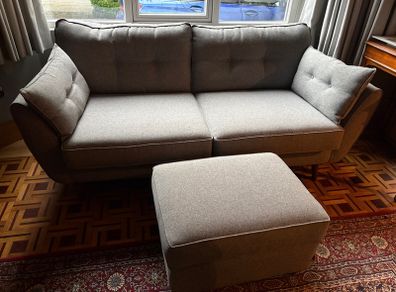 sofa and footstool