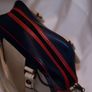 Stylish vintage leather golf practice ball bag with balls Image 4