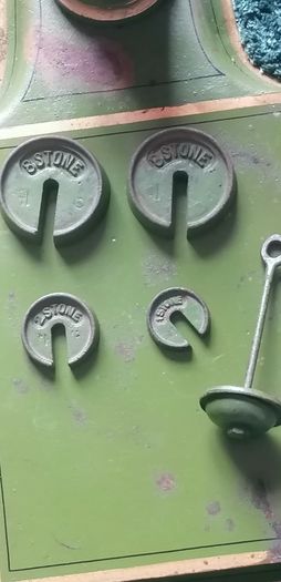 Vintage Weighing Scales with Weights