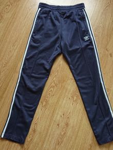 Adidas Navy Tracksuit Bottoms  Size M