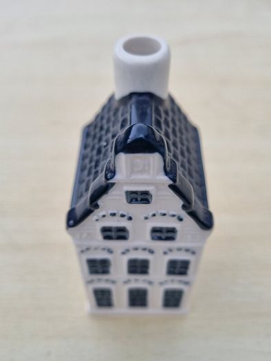 KLM Delft Blue ceramic collector's house number 17