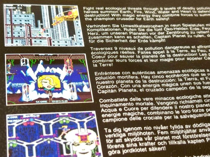 Captain Planet for Sega Mega Drive - Boxed and Minty