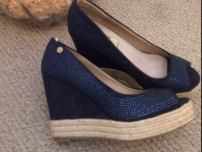 wedge navy size 39/6