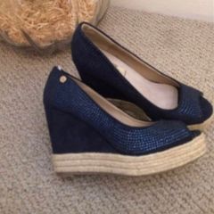 wedge navy size 39/6
