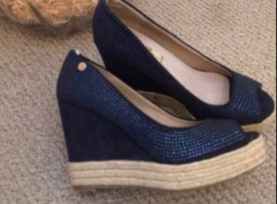wedge navy size 39/6