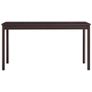 9 Piece Dining Set Pinewood Dark Brown Image 4
