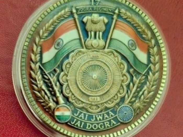 Indian army , challenge coin.