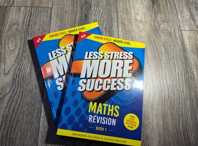 Less stress more success (maths book 1 and 2)