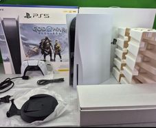 PS5 Disc Edition Brand New Condition ( Barely Used) With Box