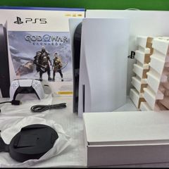 PS5 Disc Edition Brand New Condition ( Barely Used) With Box