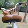White Vintage Ladies Bike Kenzel Malena 3 Speed Internal Gears Wicker Basket Image 5