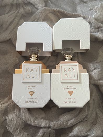 Kayali invite only amber and kayali utopia vanilla coco parfum both brand new