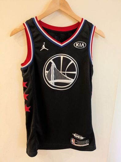 Golden State Warriors 2019 Curry #30 all stars alternate basketball jersey nike small mens