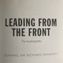 War book: 'Leading from the front.The autobiography' by General Sir Richard Dannatt Image 3