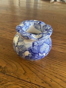 Reduced  pretty little Ceramic  Moroccan 2 piece ashtray