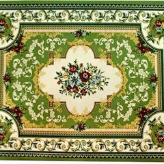 Mouse Mat Creative Mini Rug Made of Oriental Carpet Pattern Textile Fabric Small Mouse Pad with Cotton Tassels Mouse Mat Computer Accessories Coaster 28 x 18 cm 24 Green