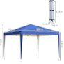 3 x 3M Garden Pop Up Gazebo Height Adjustable Marquee Party Tent Wedding Canopy with Carrying Bag, Blue Image 3