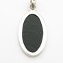 Vintage 925 Sterling Silver & Dichroic Glass Pendant Image 4