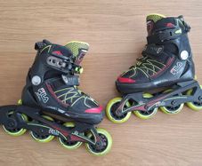 FILA X-One Kids' Adjustable Rollerblades, EU 29-32