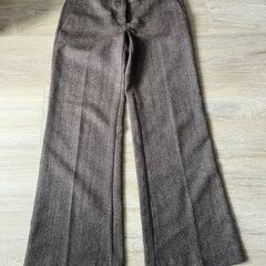 zara pure wool trousers uk8-10