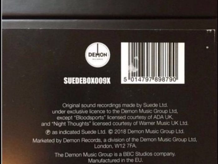 suede  |  studio albums  ('93-'16):  Limited Exclusive Edition Coloured Vinyl Box Set