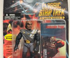 Classic Star Trek Movie Series Klingon Kruge Action figure by Playmates