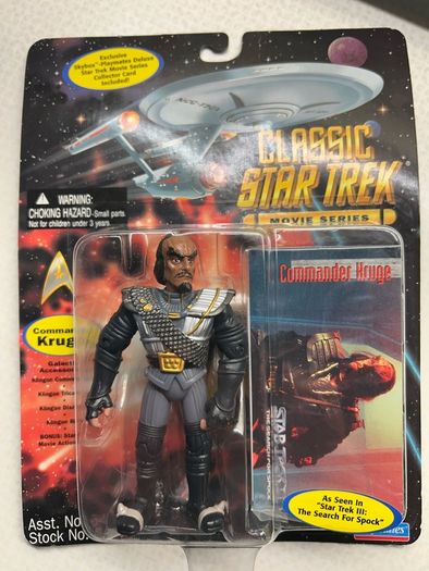 Classic Star Trek Movie Series Klingon Kruge Action figure by Playmates