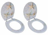 main image for ad Toilet Seats with Lids 2 pcs MDF Sea Star
