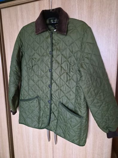 Barbour quilted jacket - olive green