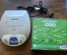 Philips CD player + Legendary Rock CDs