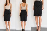 Dorothy Perkins Black Midi Skirt