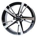 18" RS3 Type black Alloys Seat Audi Skoda Vw 5x112
