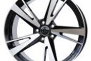 18" RS3 Type black Alloys Seat Audi Skoda Vw 5x112
