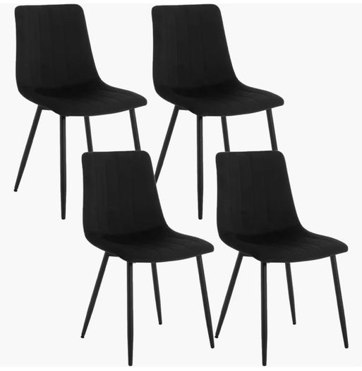 Brand new velvet dining chairs x 2