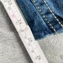 Mens Levis 907 Jeans Size W34 L25, Blue Cut-Off, Straight, Relaxed Fit - Vintage Image 4