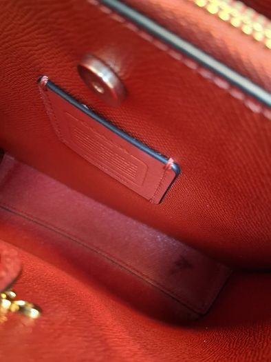 Coach Black Leather Mollie Bag