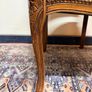 Pair of Vintage French Carved Armchairs Image 4