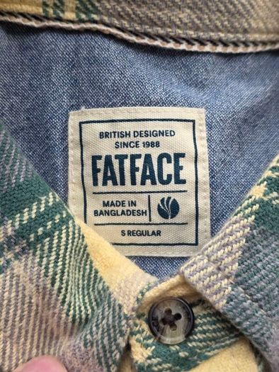 Fat Face Plaid Overshirt Mens Small