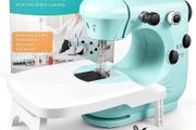 Sewing Machine, Small Sewing Machine with Extension Table, Manual sewing machine for Beginners, Adjustable 2 Speed with Sewing Kits, Best Gift for Kids Women Space Saver, DIY, Household and Travel (FREE POSTAGE)