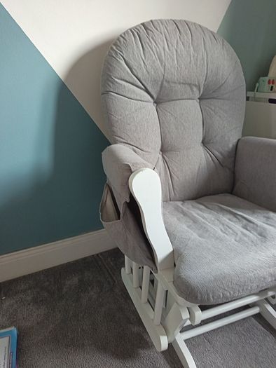 Babylo glider/rocking chair and footstool