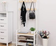 New Vintage Coat Rack + Stand - FREE P&P