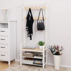 New Vintage Coat Rack + Stand - FREE P&P