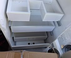 vanity unit and sink