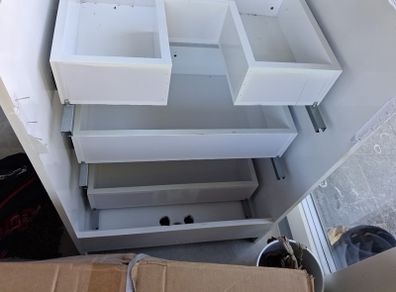vanity unit and sink