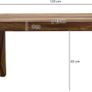 Solid Wood Dining Table Image 3