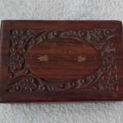 Decorative Carved Wooden Box