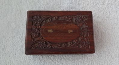 Decorative Carved Wooden Box