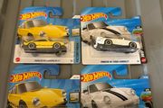Hot Wheels Porche's 4 Each