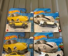 Hot Wheels Porche's 4 Each
