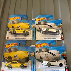 Hot Wheels Porche's 4 Each